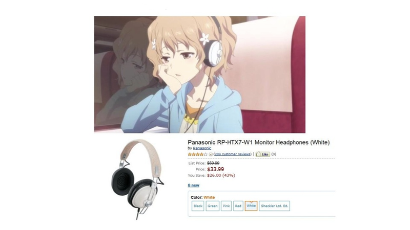 Illustration for article titled What Headphones Anime Characters Are Wearing
